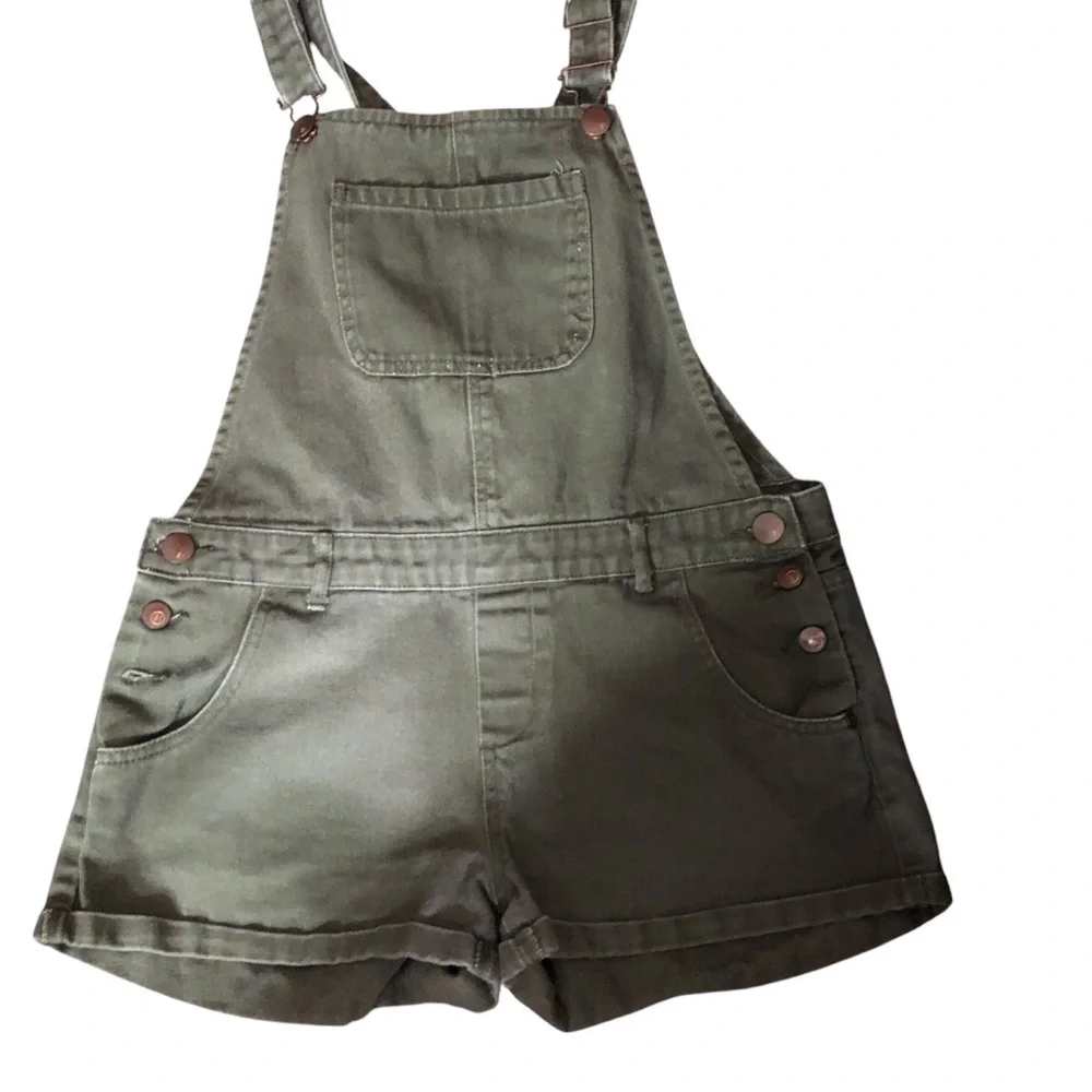 Denim Short Overalls